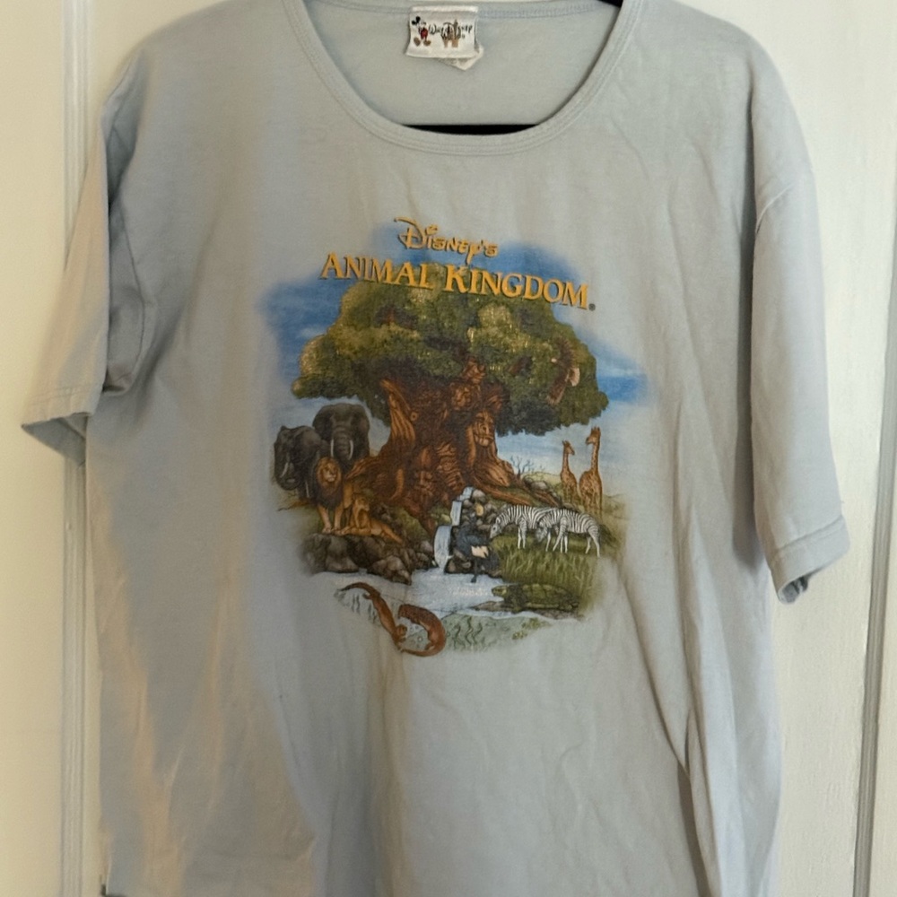Vintage Disney Animal Kingdom Tee - Light Blue